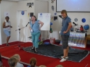 The Presenters - Nicola and Jack and the Scoreboard Assistant, Juleen